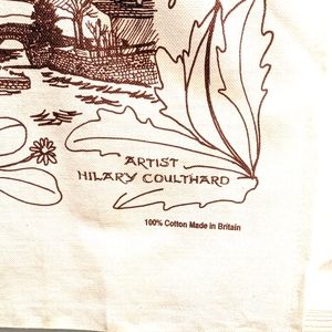 Vtg Collectors' Cotton Tea Towel.